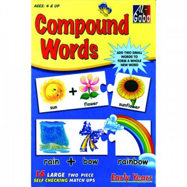 Compound Words Books Clock